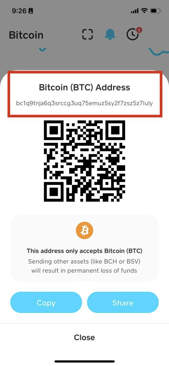 How to Search for a Bitcoin Address on Cash App